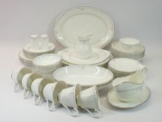 ROYAL DOULTON CARNATION TEA & DINNERWARE - approximately 60 pieces