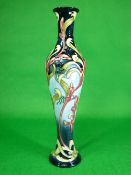 MOORCROFT unknown design trial vase by Kerry Goodwin - 32cms H, impressed and painted factory