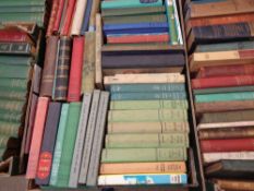 BOOKS - vintage titles, fiction and reference (3 boxes)