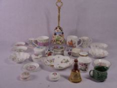 CHINA ASSORTMENT - Capodimonte bell, Aynsley Cottage Garden, Poole, Portmeirion, a good assortment