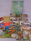 POSTCARDS, COLLECTOR'S CARDS IN ALBUMS, VINTAGE THEATRE PROGRAMMES and other ephemera