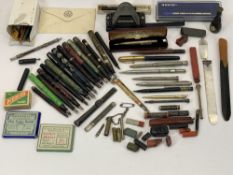VINTAGE FOUNTAIN PENS, WRITING & DESK IMPLEMENTS - various fountain pens by Swan Mabie Todd,