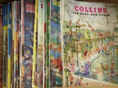 VINTAGE COLLINS 'FOR BOYS & GIRLS' - approximately 30 issues