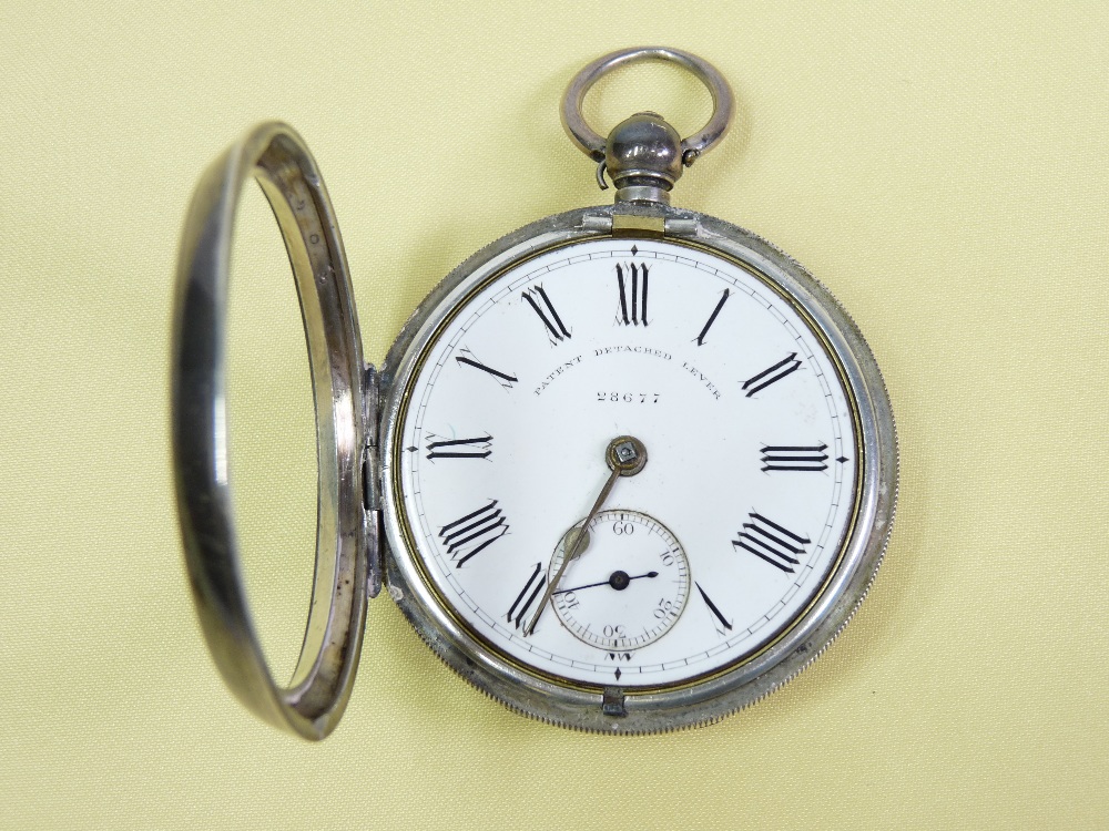 VINTAGE POCKET WATCHES (2) to include a Waltham gold plated Half Hunter and a Chester silver cased - Image 5 of 6
