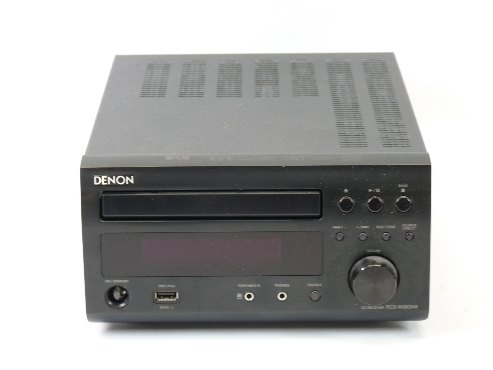 STEREO EQUIPMENT - Marantz cd receiver, also, a Denham, both with remote controls and a pair of - Image 4 of 4