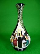 MOORCROFT 'Christmas Carollers' vase by Paul Hilditch - 23.5cms H, impressed and painted factory