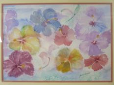 JEANNE EDWARDS North Wales Artist - eight works, various scenes, mainly watercolours, 33 x 47cms the