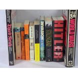 BOOKS - military and war related plus other reference books (4 boxes)