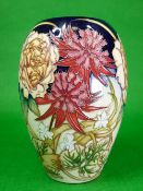 MOORCROFT 'Venetian Bride' trial piece vase by Vicky Lovatt - 18cms H, original price label