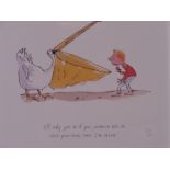 QUENTIN BLAKE Limited Edition Print 353/495 released February 2008 - depicting characters from Roald
