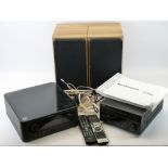 STEREO EQUIPMENT - Marantz cd receiver, also, a Denham, both with remote controls and a pair of