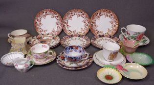 TEAWARE & DECORATIVE CABINET CHINA ITEMS