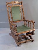 EDWARDIAN AMERICAN STYLE ROCKER