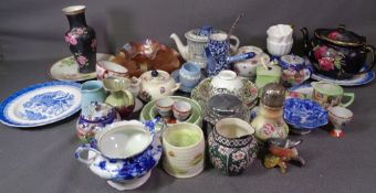 CHINA & POTTERY, a mixed assortment (in two boxes)