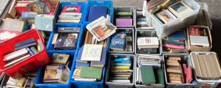 BOOKS - very large quantity of 20th Century reference, fiction and other titles