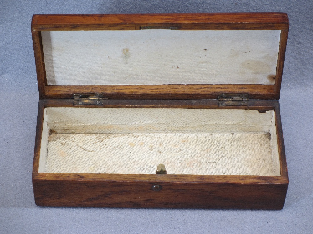 MAUCHLINE WARE & OTHER VINTAGE BOXES with a carved wooden hand mirror, the Mauchline ware includes a - Image 2 of 4