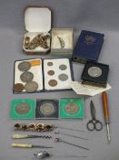 GEORGE IV 1821 & VICTORIA 1889 WITH OTHER COLLECTABLE CROWNS, Britain's first decimal coins