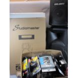 *MUSIC SHOP STOCK - new Studio Master Drive 12 passive speakers (2), CXXS 16 Studio Master channel