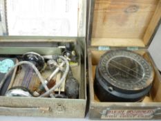 WORLD WAR 2 GIMBAL COMPASS US ARMY TYPE D/12 in original carry case dated 13th December 1940 and a