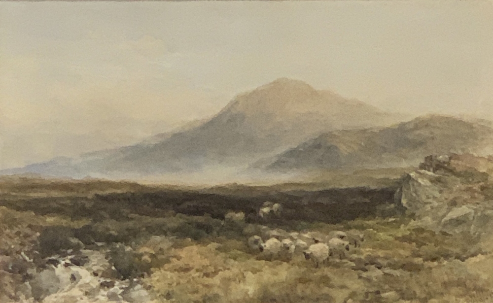 EDMUND MORISON WIMPERIS V.P.R.I 1835-1900 watercolours (2) - one titled verso 'Cows returning for - Image 4 of 5