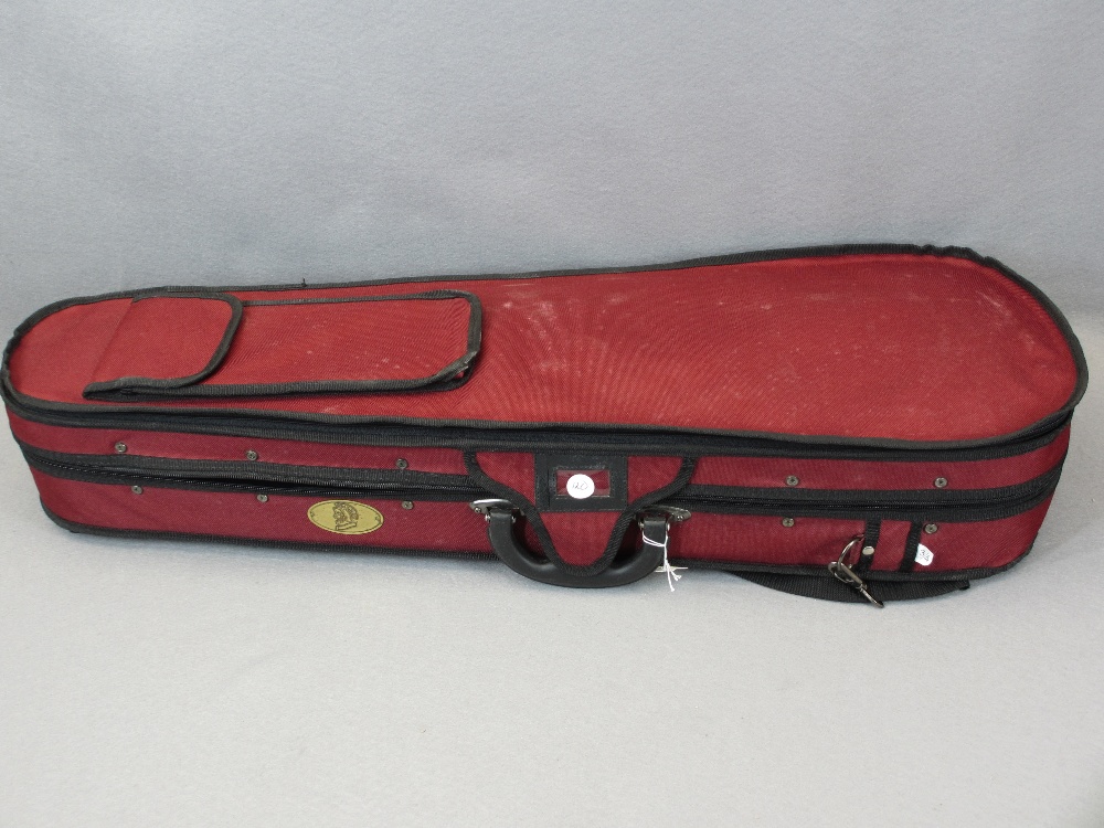 PRE-LOVED MODERN VIOLINS WITH BOWS - in fitted cases (3) to include a Stentor Student 2 3/4 size, - Image 2 of 7