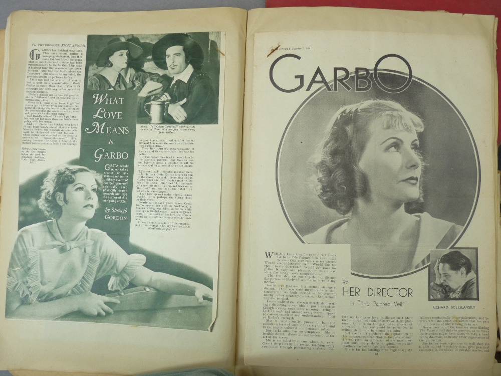 GRETA GARBO SCRAPBOOKS (3), Cambrian Minstrelsie music books (4) - Welsh songs, other sheet music - Image 3 of 8