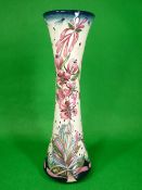 MOORCROFT 'Rosebay Willow Herb' vase by Rachel Bishop - 40.5cms H, impressed and painted factory
