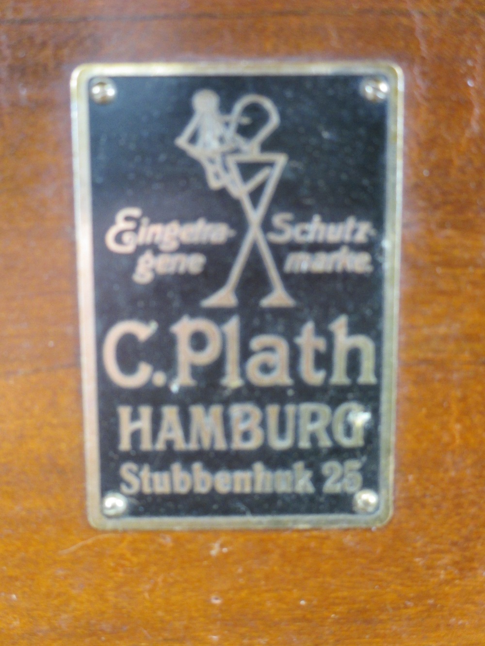 C PLATH HAMBURG SEXTANT IN WOODEN CARRYCASE - Image 2 of 6