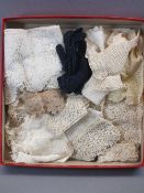 VINTAGE HAND MADE & OTHER LACE, a quantity