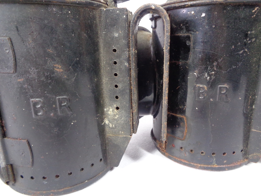 RAILWAY & TRANSPORT LAMPS, A PAIR marked B. R and another, 1941 S N L W Ltd - Image 3 of 3