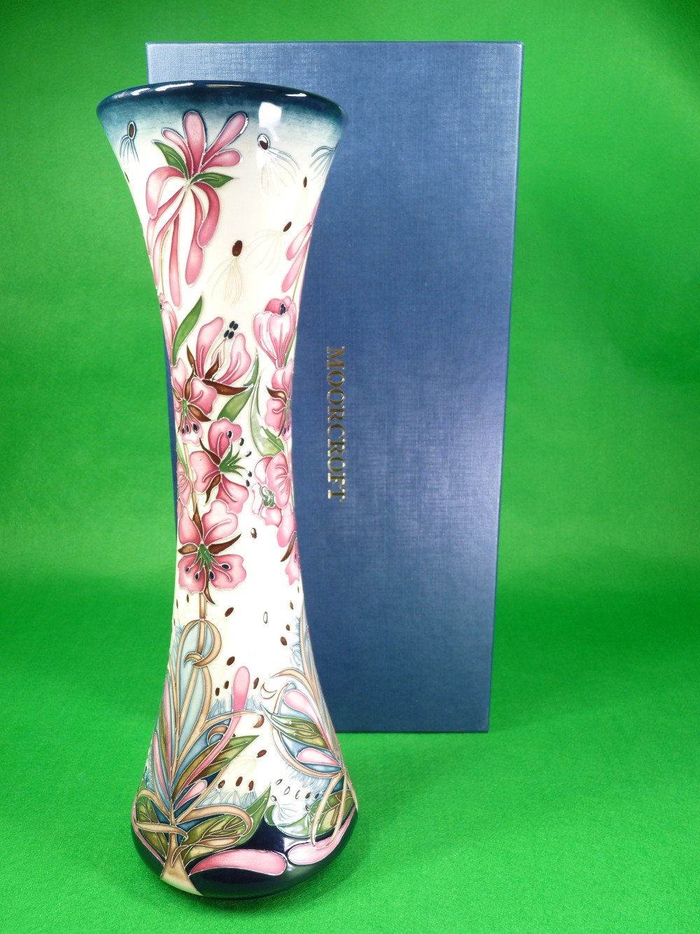 MOORCROFT 'Rosebay Willow Herb' vase by Rachel Bishop - 40.5cms H, impressed and painted factory - Image 3 of 3