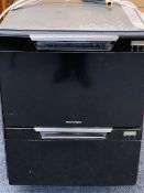 FISHER & PAYKEL INTEGRATED DISHWASHER WITH BLACK FRONT - 90cms H, 60cms W, 60cms D E/T