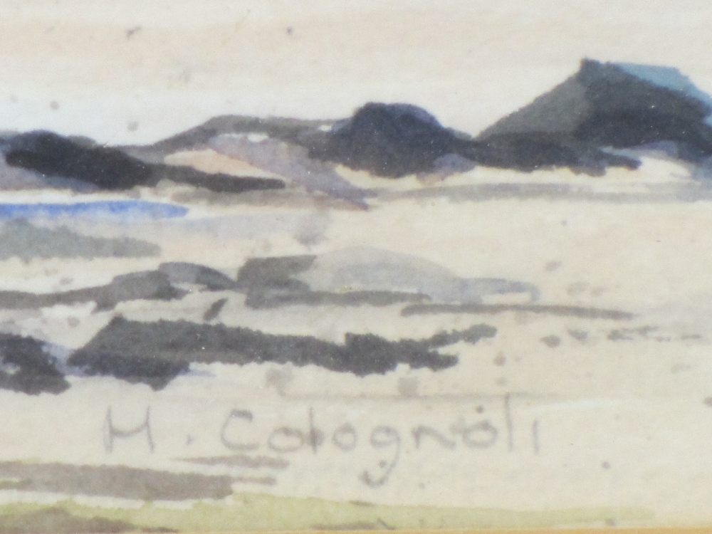 J MORLAINE watercolour - French Coastline, dated '85, 19.5 x 29.5cms and COLOGINOLI watercolour - - Image 5 of 5