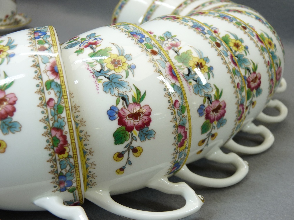 COALPORT MING ROSE TEA & DINNERWARE - approximately 90 pieces including teapot with lid, tureen - Image 5 of 7
