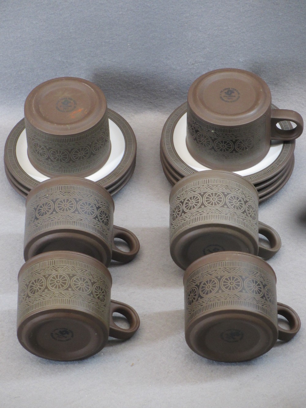 LANCASTER VITRAMIC HORNSEA POTTERY, TEA & COFFEE SET - 30 pieces Palatine 1977 - Image 5 of 5