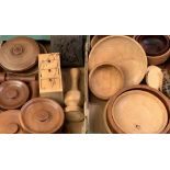 TREEN - an assortment of turned bowls and other items