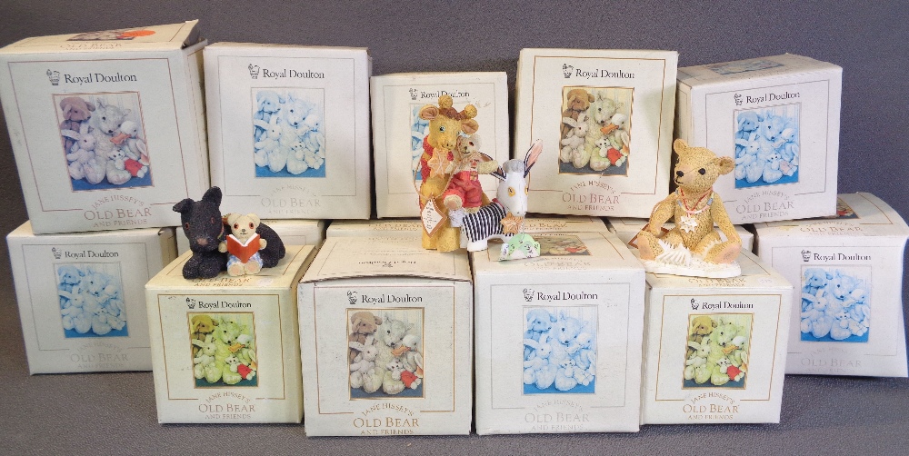 ROYAL DOULTON 'Jane Hissey's Old Bear & Friends' boxed models, approximately fifteen