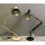 HERBERT TERRY & SONS LTD VINTAGE ANGLEPOISE LAMP and another similar lamp