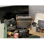 JOCKEY CLUB, PARIS FIELD GLASSES, Yashica binoculars, Hacker vintage wireless, other radios and