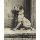 HERBERT DICKSEE R.E. (1862-1942) an original artist proof etching on vellum - The Prodigal, from and
