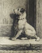 HERBERT DICKSEE R.E. (1862-1942) an original artist proof etching on vellum - The Prodigal, from and