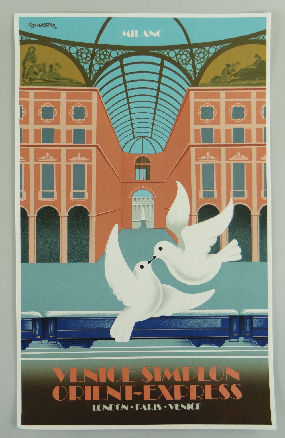 PIERRE FIX-MASSEAU fine boxed set of nine limited edition (337/500) coloured lithographs - Venice - Image 8 of 12