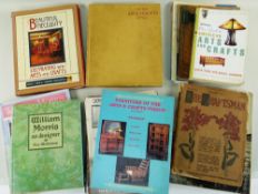 GENERAL ARTS & CRAFTS REFERENCE BOOKS & CATALOGUES including titles referring to William Morris,