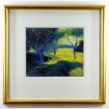 PETE DANIELS (b.1937) limited edition (48/500) colour print - 'Trees at Nine Wells 1990' signed,