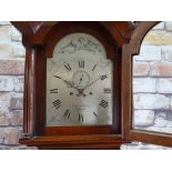 GEORGE III DEVONSHIRE 8-DAY MAHOGANY LONGCASE CLOCK, Bery'n Nicholson, Plymouth,12-inch signed