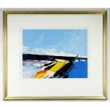 DONALD HAMILTON FRASER RA (Scottish, 1929-2009) limited edition (31/175) colour print - coastal