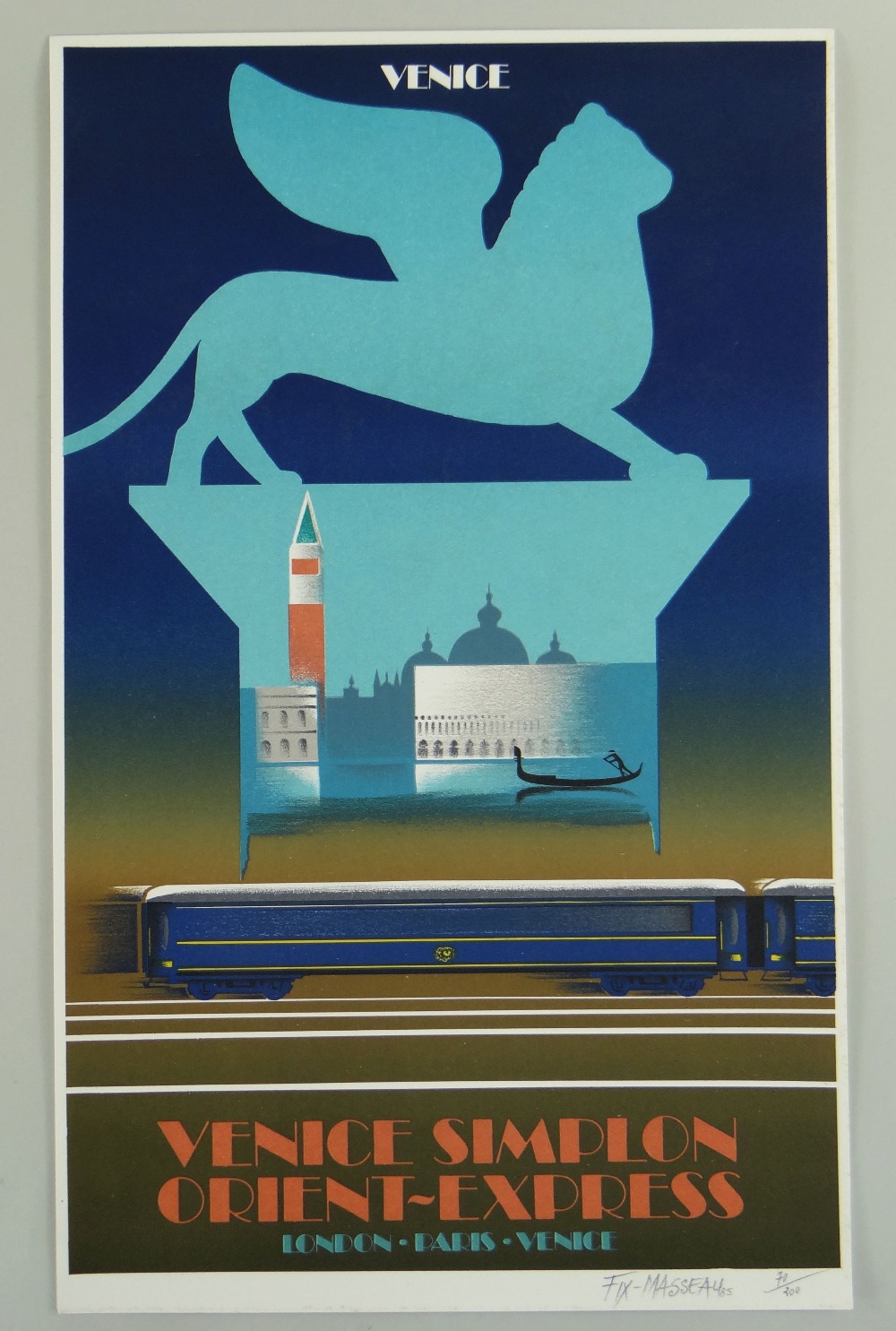 PIERRE FIX-MASSEAU boxed set of twelve limited edition (70/200) coloured lithographs - Venice - Image 13 of 20