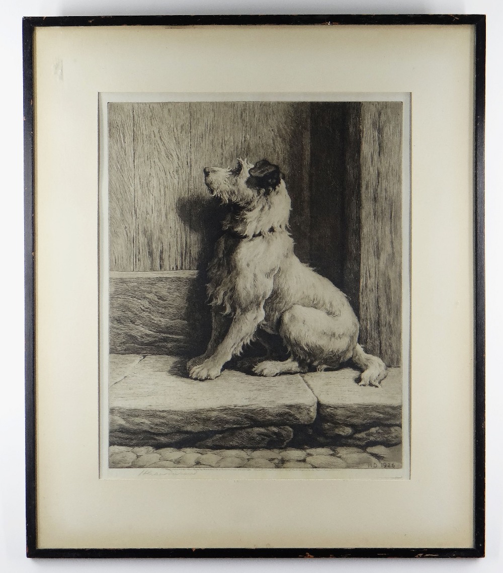 HERBERT DICKSEE R.E. (1862-1942) an original artist proof etching on vellum - The Prodigal, from and - Image 2 of 4