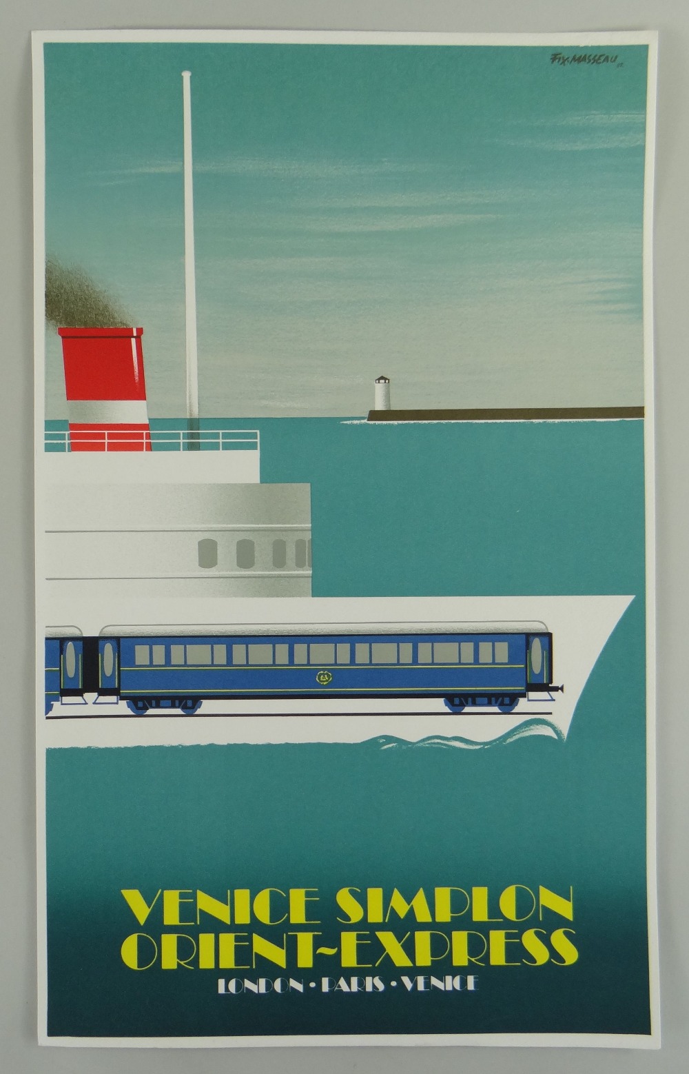 PIERRE FIX-MASSEAU fine boxed set of nine limited edition (337/500) coloured lithographs - Venice - Image 4 of 12