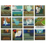 PIERRE FIX-MASSEAU boxed set of twelve limited edition (70/200) coloured lithographs - Venice